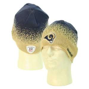  St. Louis Rams The Grade Winter Knit Hat   Navy / Gold 
