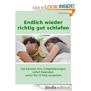 Endlich wieder richtig gut schlafen (German Edition) Jörns Bühner 