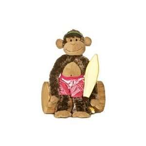   Charlie the Plush Hanging 14.5 Inch Stuffed Monkey By Aurora Toys