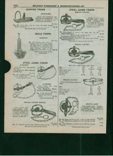1934 Diamond Oneida Steel Leg Hold Traps Reddick ad  