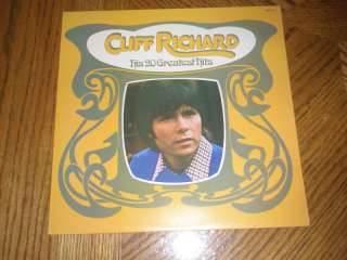 CLIFF RICHARD / HIS 20 GREATEST HITS ~ New Zealand ~ NM  