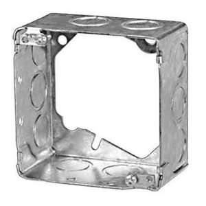 Steel City 4 SS WR 1/2 Pre Galvanized Steel Square Box Extension Ring 