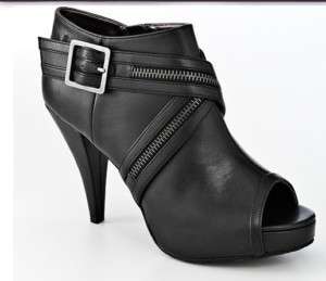 Womens Candies Brilynn Peep Toe Booties Shoes 9.5 New  