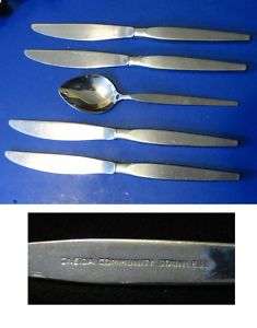 Oneida Community Stainless SATINIQUE 5 Pieces  