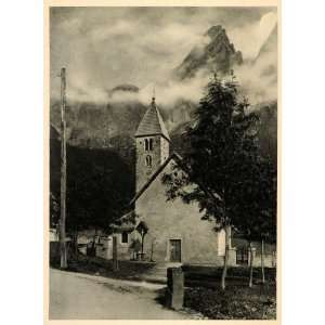 1927 San Martino di Castrozza Chapel Mountains Italy 
