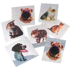  Dog And Cat Mylar Stickers: Toys & Games