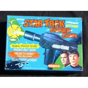  Star Trek Vintage 1975 Remco Electronic Phaser Gun MIB 