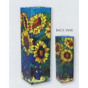  Sunflower Field   Vase by Joan Baker