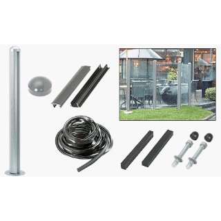  Anodized 48 Windscreen Post Kit without Stanchion: Home Improvement
