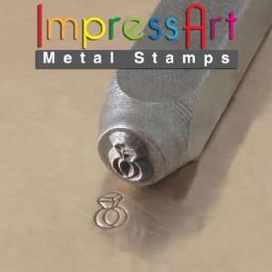   , Metal Jewelry Design Stamp, Diamond Ring, 6mm
