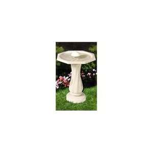  API 390 Water Rippling Bird Bath with Pedestal and Water 