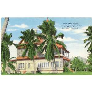  1940s Vintage Postcard   Casa Cayo Hueso   Key West 