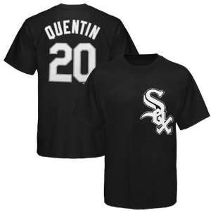   White Sox #20 Carlos Quentin Black Player T shirt: Sports & Outdoors