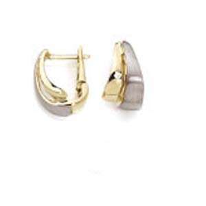   Solid Gold Huggie Hoop Earrings (4.9 gr.tw): Evyatar Rabbani: Jewelry