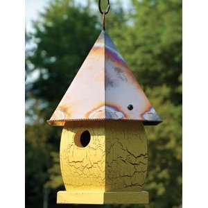    Florentine Bird House in Blue Pickle and Gold: Pet Supplies