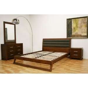  Ceni Queen 4 Pc Modern Bedroom Set by Wholesale Interiors 