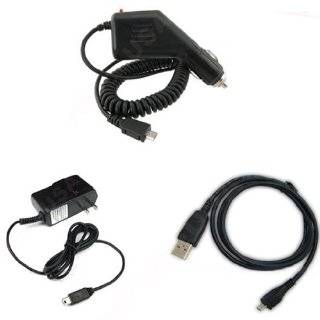 HTC EVO 4G Sprint Combo Rapid Car Charger + Home Wall Charger + USB 