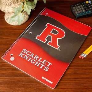    NCAA Rutgers Scarlet Knights Spiral Notebook: Sports & Outdoors
