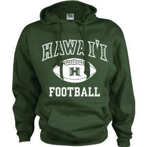   Hawaii Warriors Perennial Football Hooded Sweatshirt Sports