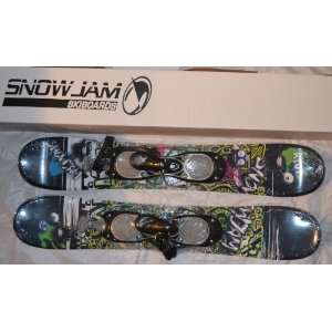 Snowjam 75cm Skiboards Snowblades ski boards with Bindings 2012 75cm 