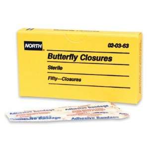  Free Plastic Adhesive Butterfly Closure (50 Per Box)