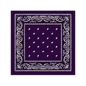    Darice Bandana 22x 22 Paisley Purple (Pack of 3)