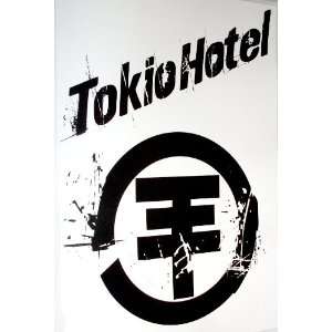   Tokio Hotel Poster   White Promo Flyer Humanoid City
