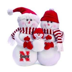 Nebraska Huskers Table Top Snow Family Show Off Your Holiday And Team 