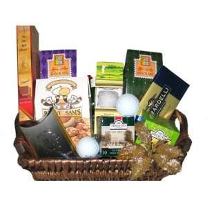In the Spirit of Golf Gourmet Gift Basket with FREE Personalized 