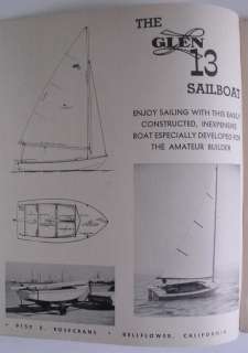   Glen Full Size Patterns Frame Kits 1963 Book Outboards Runabouts Cata