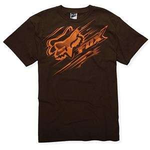  Fox Racing Youth Speedy T Shirt   Youth Small/Dark Brown 