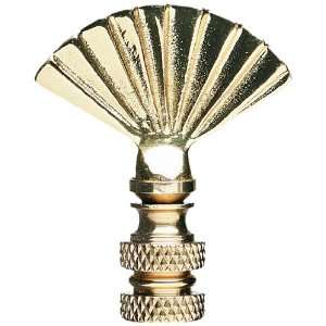   Co. FN33 PB77, Decorative Finial, Polished Brass Mini Oriental Fan