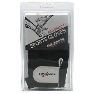  Pro Spandex Sport Gloves Black/White 1 X Large: Sports 