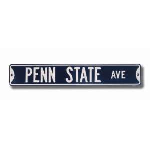   STATE AVE AUTHENTIC METAL STREET SIGN (6 X 36)