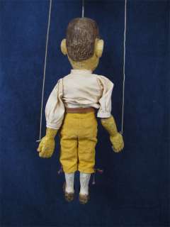 Hand Carved Wood Marionette Puppet Estate Of John Cech  