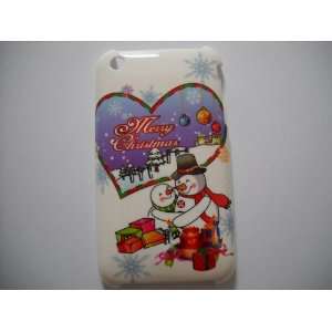  Sown Man Designed Merry Christmas Hard Case (White) for 