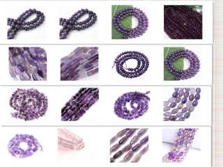 Strand 6mm Round Amethyst Natural loose Beads 15  