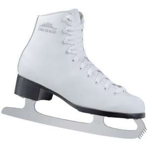   Insulated Vinyl 556 Figure Ice Skates   White: Sports & Outdoors