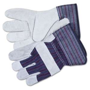 Memphis 12010XL   Split Leather Palm Gloves, Gray:  