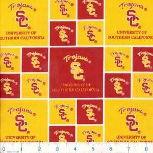  45 Wide University of Southern California Trojans Fabric 