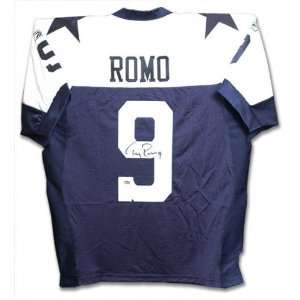 Tony Romo Dallas Cowboys Autographed Custom Thanksgiving Day Jersey 