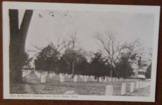 Fort McPherson Cemetery North Platte Nebraska Postcard  