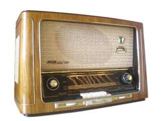 GRUNDIG TUBERADIO (röhrenradio), 3045W 3D from 1954. TOP   