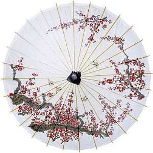  Cherry Blossom and Birds 33 Inch Paper Parasol