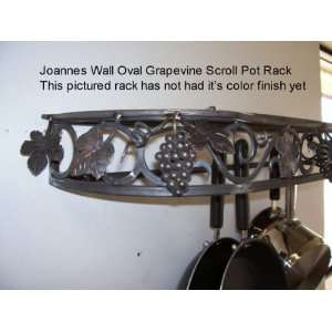  Grapevine pot rack & Wall Oval Cookware Pot Pan Rack by 