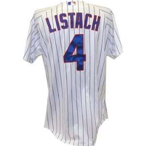  Pat Listach Jersey   Chicago Cubs 2011 Game Worn #4 Spring 