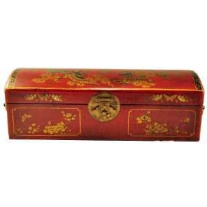  Chinese Red Dragon Pillow Box Mahjong Set Kitchen 