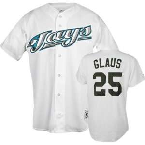 Troy Glaus White Majestic MLB Home Replica Toronto Blue Jays Jersey