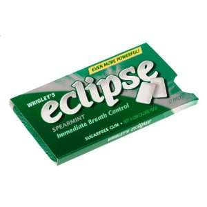 Eclipse Chewing Gum Spearmint Sugar Free 12 Pieces   20 Pack:  