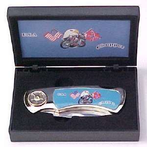  The USA Dixie Chopper Motorcycle Collector Pocket Knife 